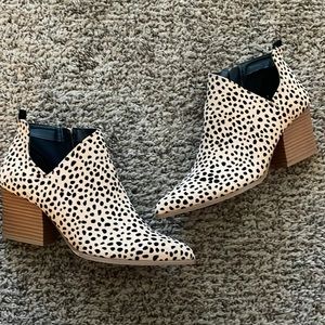 Brand New Animal Print Booties